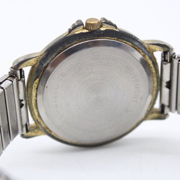 Vintage Time Square Watch Men Silver Tone Classic Retro Stainless Steel - Picture 8 of 8